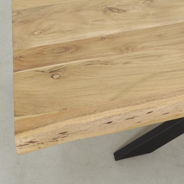 Table en acacia pied MIKADO - AUBRY GASPARD