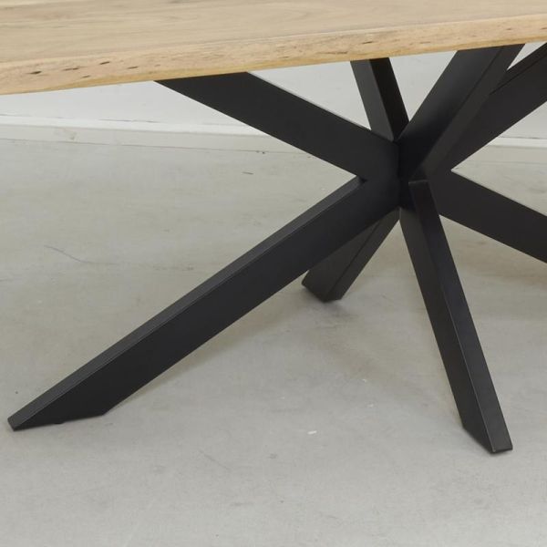 Table en acacia pied MIKADO - AUB-6195