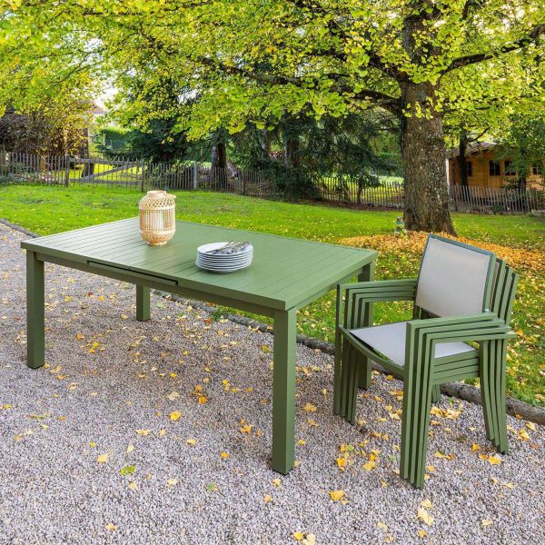 Table en aluminium extensible 8 à 10 personnes Santorin - 6