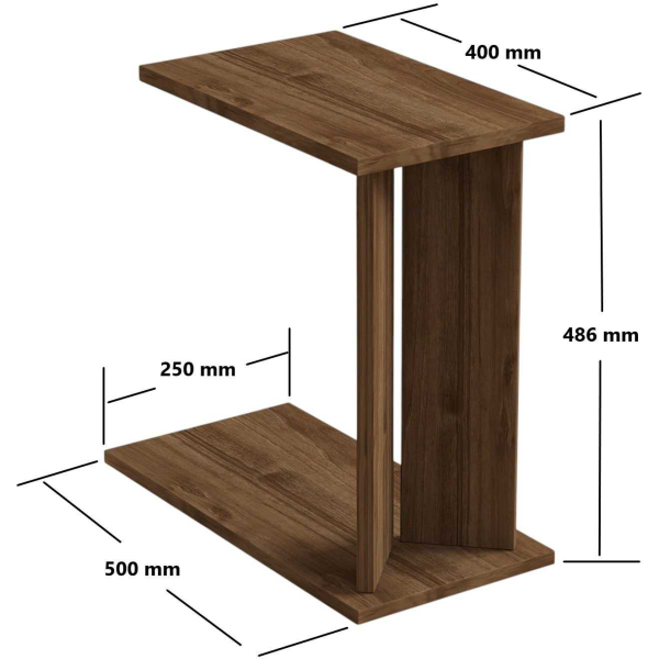 Table d'appoint en aggloméré Lun - ASI-2205