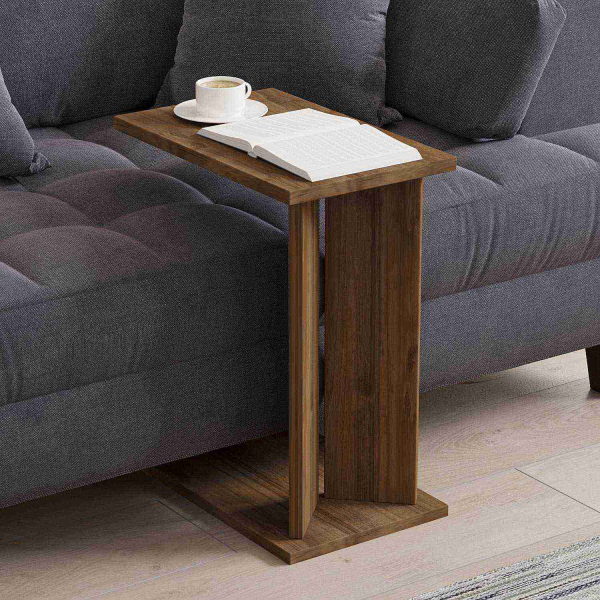 Table d'appoint en aggloméré Lun - HANAH HOME