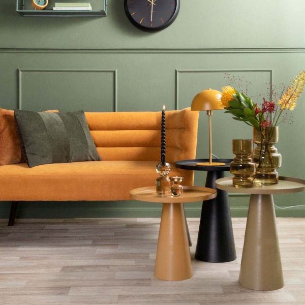 Table d'appoint en aluminium Force 40 x 43 cm - LEITMOTIV