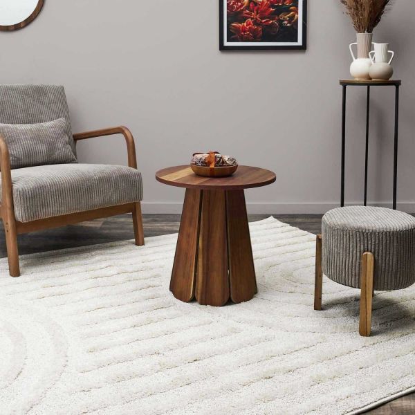 Table d'appoint en bois 45 cm Will - THE HOME DECO FACTORY