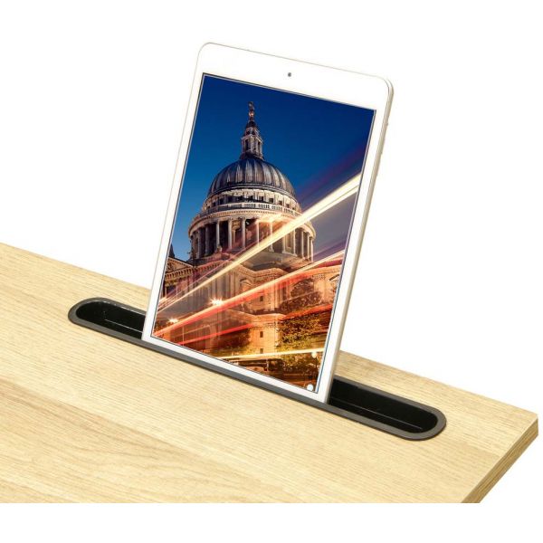 Table d'appoint en bois et métal avec support tablette - 34,90