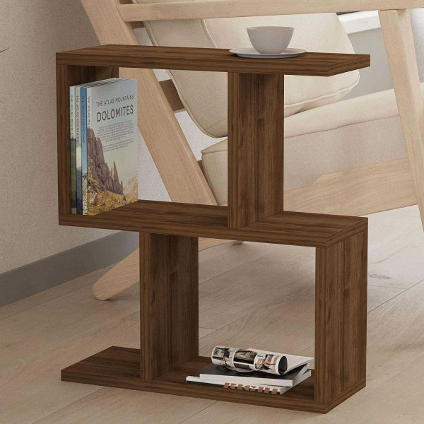 Table d'appoint avec étagère en aggloméré Zet - 5