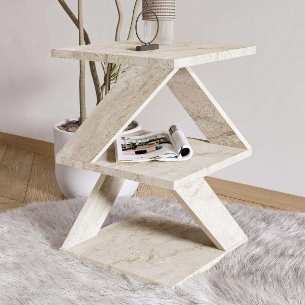 Table d'appoint géométrique Albeni - HANAH HOME