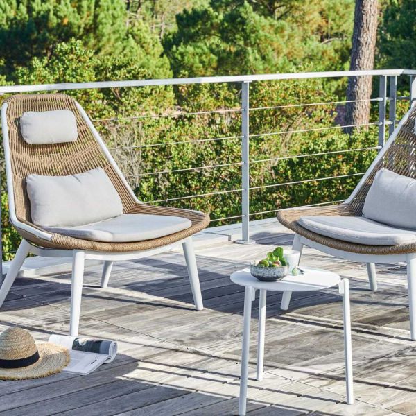 Table d'appoint de jardin plateau céramique Ambiance - Océo by Proloisirs