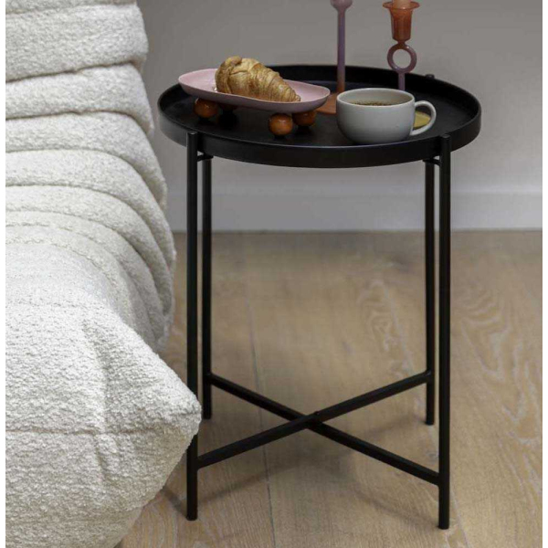 Table d'appoint en métal Meseta - LEITMOTIV