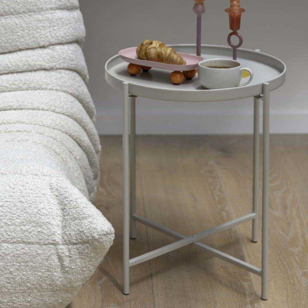 Table d'appoint en métal Meseta - LEITMOTIV