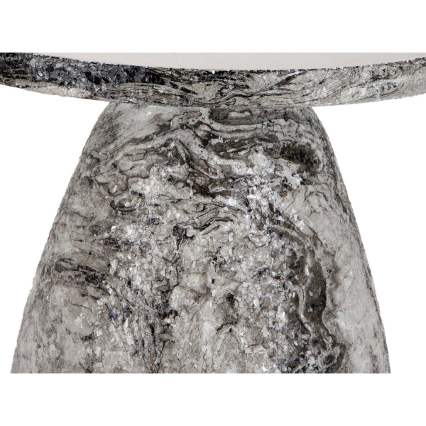 Table d'appoint en métal Mosaic Marble - PRE-2039