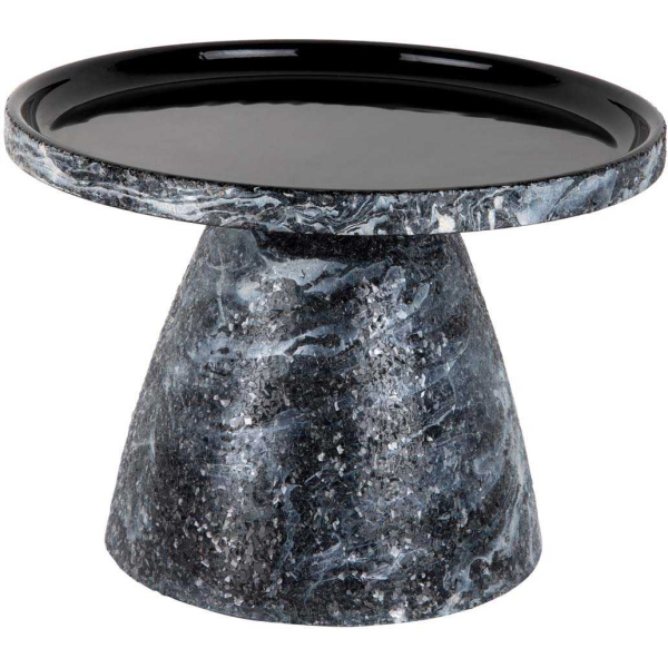 Table d'appoint en métal Mosaic Marble