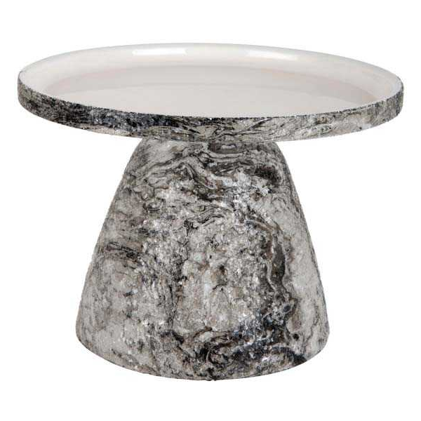 Table d'appoint en métal Mosaic Marble