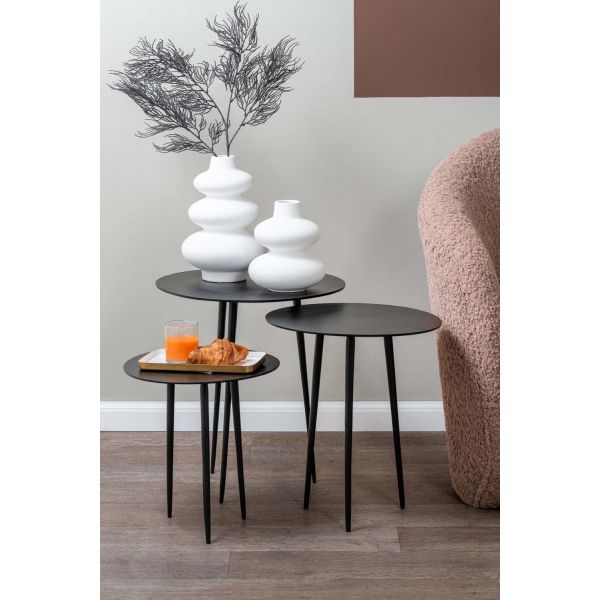 Table d'appoint en métal Supreme 37 x 42.5 cm - LEITMOTIV