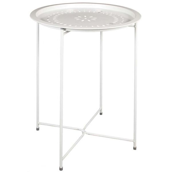 Table d'appoint en métal intérieur extérieur
