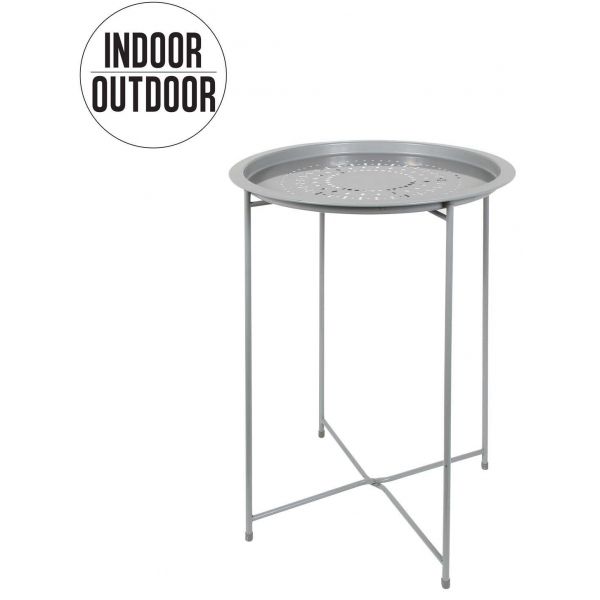 Table d'appoint en métal intérieur extérieur - CMP-1098