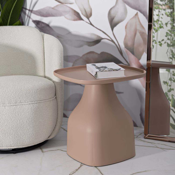 Table d'appoint en plastique Gea 48 x 48 x 50 cm - MAURO FERRETTI