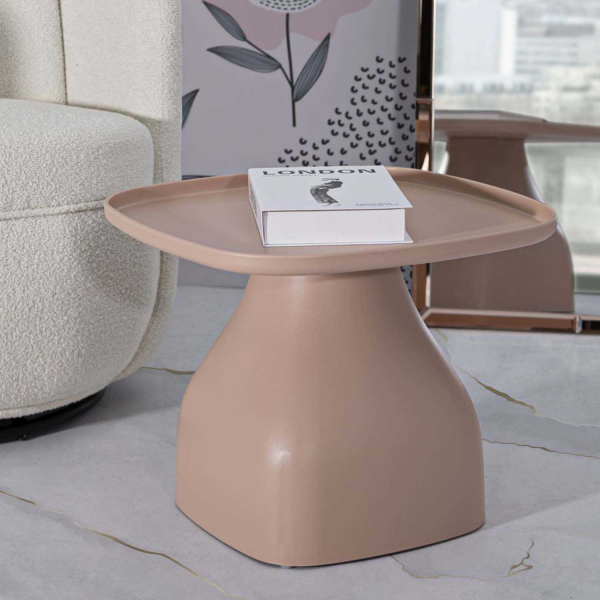 Table d'appoint en plastique Gea 48 x 48 x 38 cm - MAURO FERRETTI