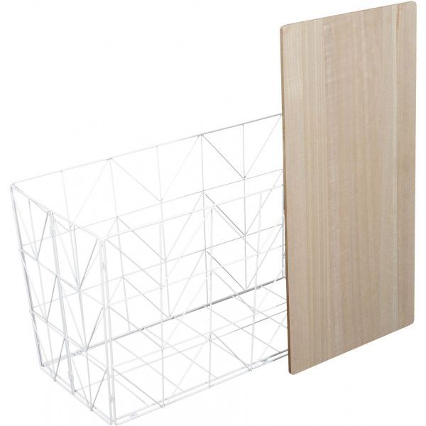 Table d'appoint pliable filaire plateau en bois - 31,90