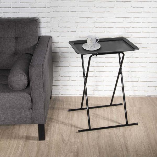 Table d'appoint pliable en métal - THE HOME DECO FACTORY