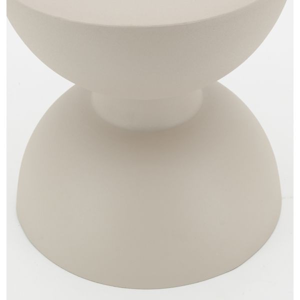 Table d'appoint ronde en métal Sablier - 5