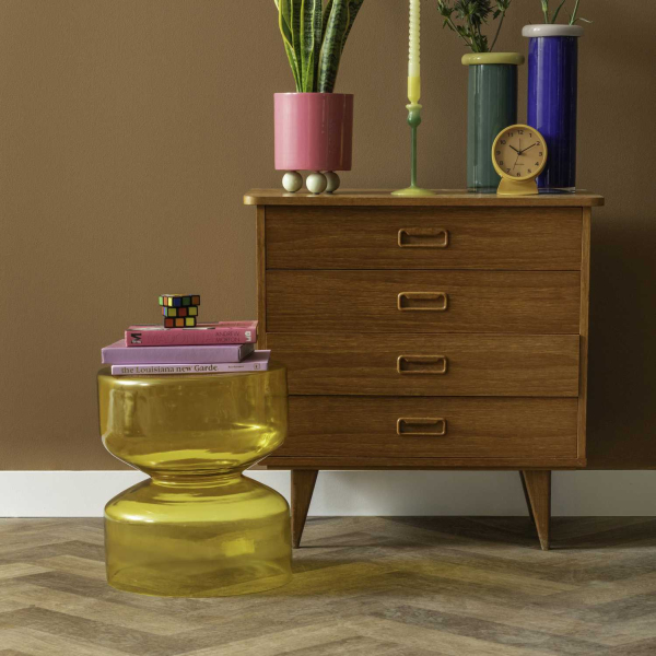 Table d'appoint en verre Doble - LEITMOTIV