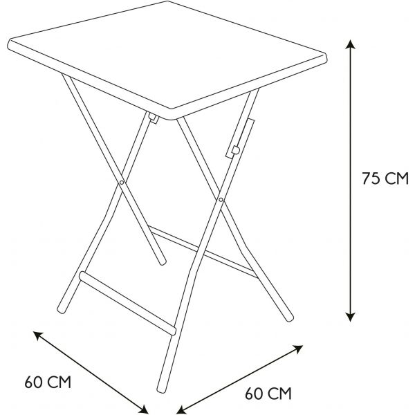 Table d'appont plateau en bois ULM - CMP-3573