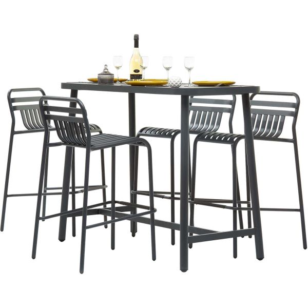 Table de bar mange debout en aluminium Miami - MOR-0221