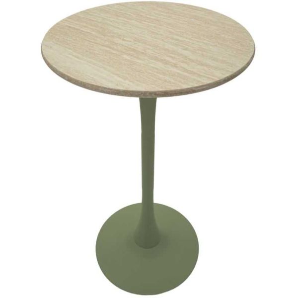 Table de bar en métal et MDF Alaska 60 x 106 cm - 159