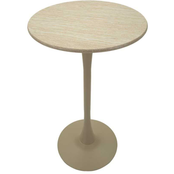 Table de bar en métal et MDF Alaska 60 x 106 cm - 149