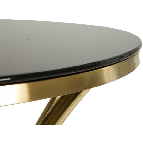 Table de bar en métal et verre Shanty 60 x 108 cm - 229