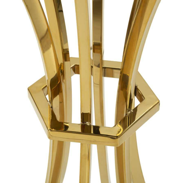 Table de bar en métal et verre Shanty 60 x 108 cm - 6