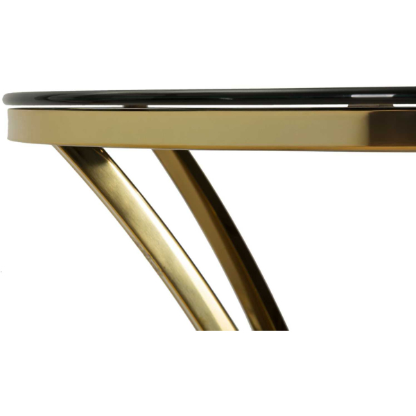 Table de bar en métal et verre Shanty 60 x 108 cm - 5