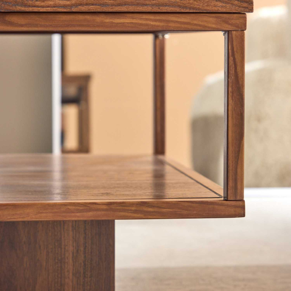 Table basse en MDF Maglehem 130 x 60 x 38 cm - 7