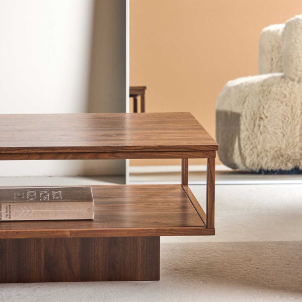 Table basse en MDF Maglehem 130 x 60 x 38 cm - 8