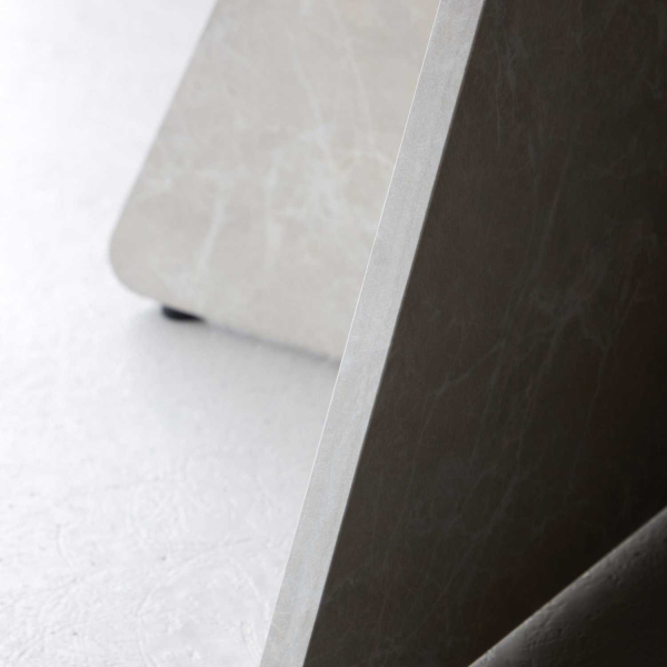 Table basse en MDF effet marbre Bootcut 80 x 45 cm - 6