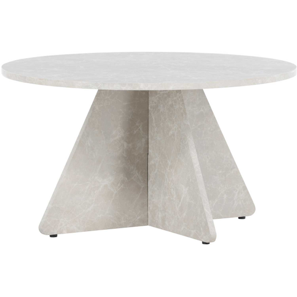 Table basse en MDF effet marbre Bootcut 80 x 45 cm - 169