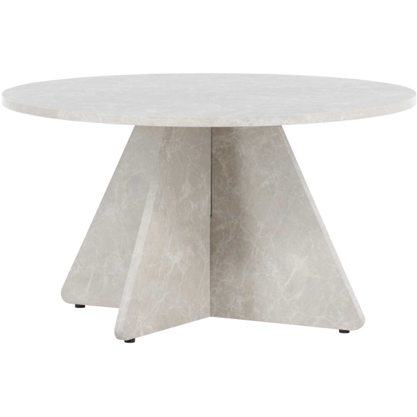 Table basse en MDF effet marbre Bootcut 80 x 45 cm