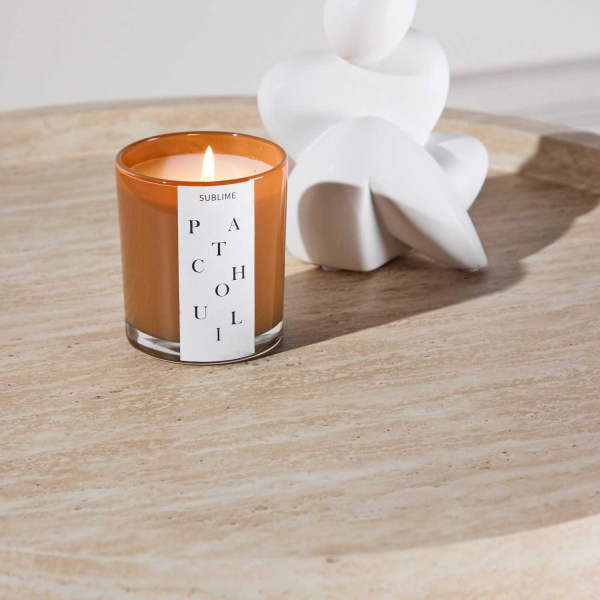 Table basse en MDF effet travertine Krille - 209