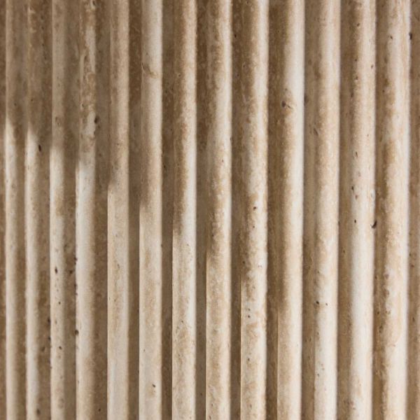 Table basse en MDF effet travertine Krille - 9