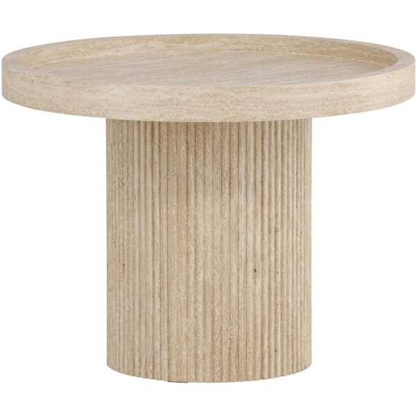 Table basse en MDF effet travertine Krille - VEN-1136