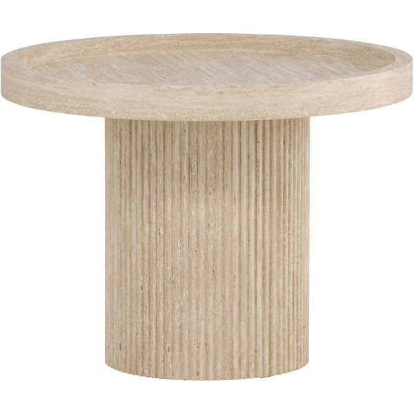 Table basse en MDF effet travertine Krille
