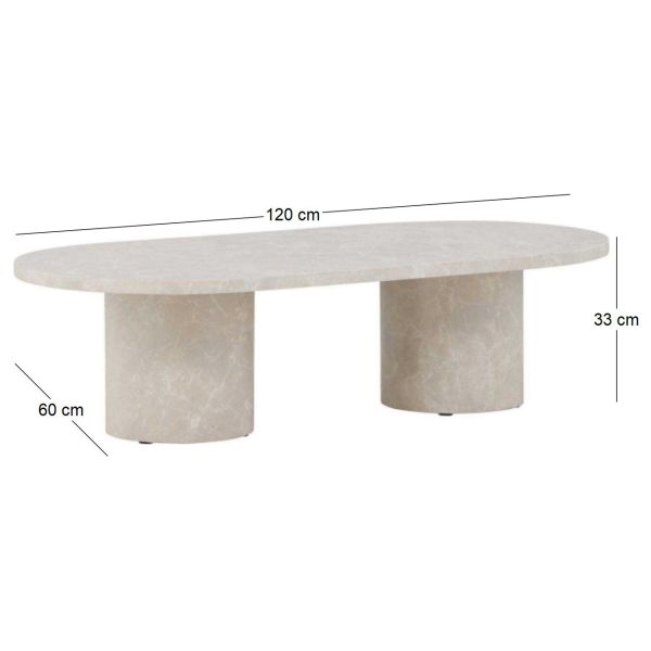 Table basse 120 x 60 cm Narvik - 9