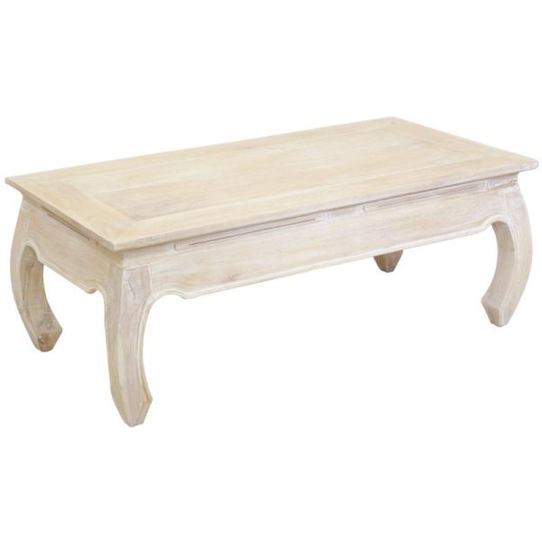 Table basse en acajou Opium