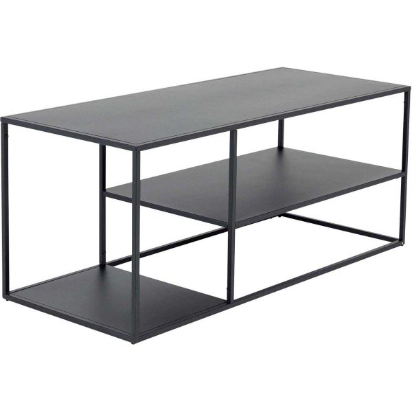 Table basse en acier 120 x 50 cm Staal