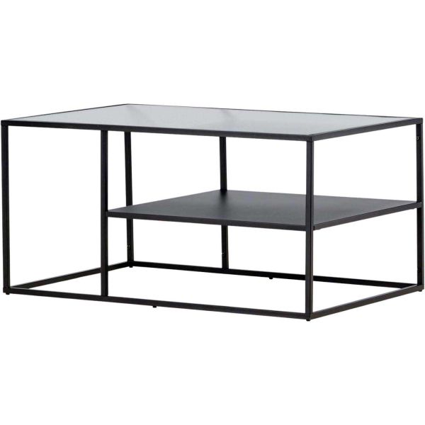 Table basse en acier et verre Campinas - 5