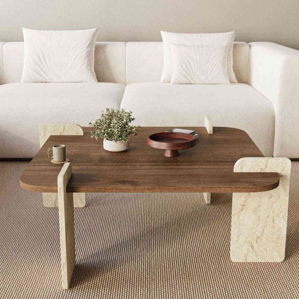 Table basse en aggloméré Afrolli - 5