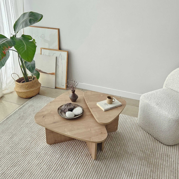 Table basse en aggloméré Ballare Set - 5