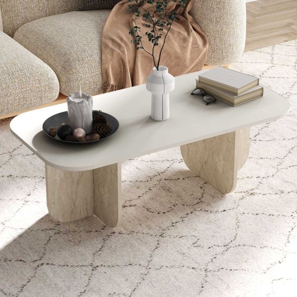 Table basse en aggloméré Becaj - HANAH HOME