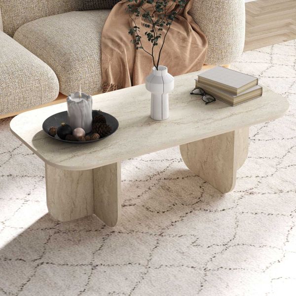 Table basse en aggloméré Becaj - HANAH HOME