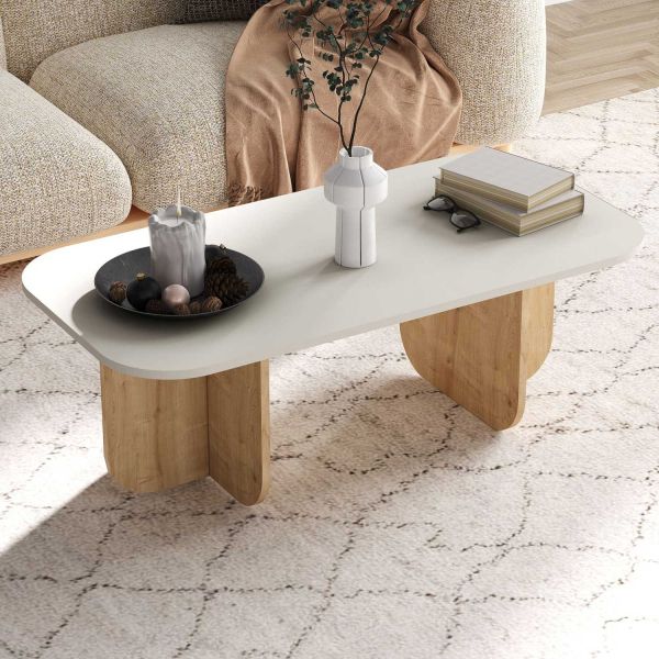 Table basse en aggloméré Becaj - HANAH HOME